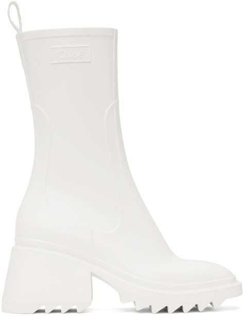 chloe betty whites|Chloé: White Betty Boots .